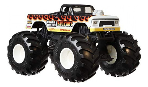 Hot Wheels Monster Trucks Big Foot, Escala 1:24 Para Niños D