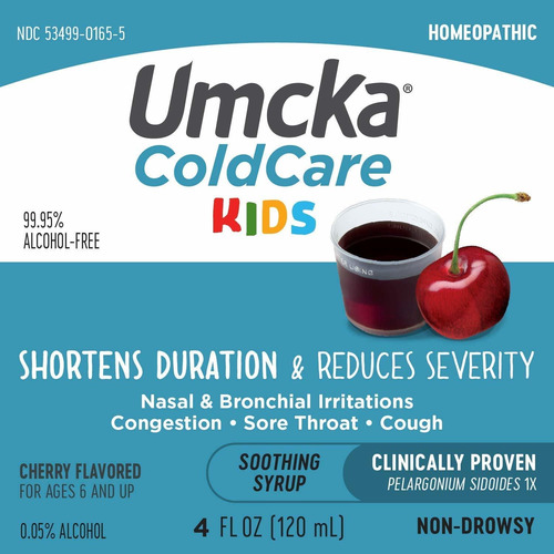 Camino Umcka Coldcare Niños Jarabe De Cereza De La Naturalez