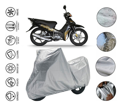 Protector Afelpada Moto Yamaha T110 Crypton