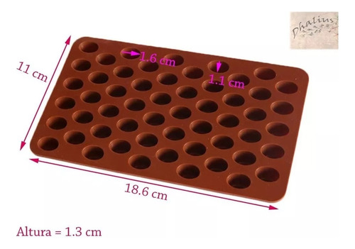 Molde Silicon Granos De Cafe - Chocolates Reposteria