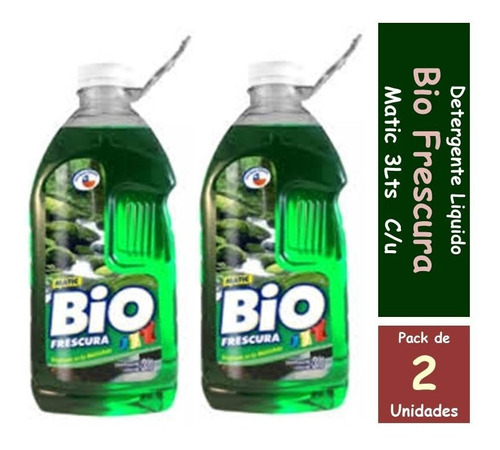 Bio Frescura Liquido 3lts Pack X 2 