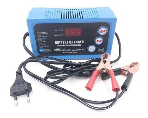 Cargador Para Bateria De 6v Y 12v Con Pantalla Ktb-6a-n