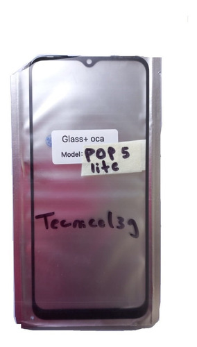 Cristal Vidrio Visor De Tactil Para Tecno Pop 5 Lite