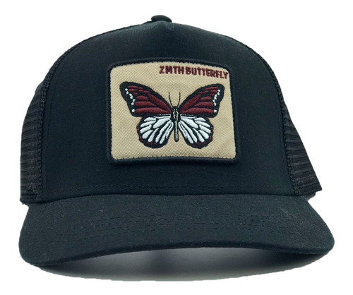 Zimith Gorra Lifestyle  Hombre Trucker Butterfly Negro Cli