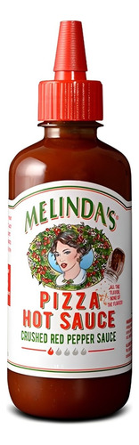 Salsa Picante Melinda's Hot Pizza Red Pepper Portátil 59ml