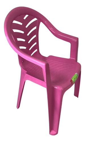 Kit Com 10 Cadeiras Infantis Plastico Resistente Rosa