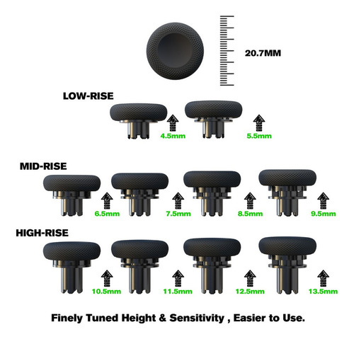 Para Control Freak Ajustável Exknight Para Ps5 Dualsense