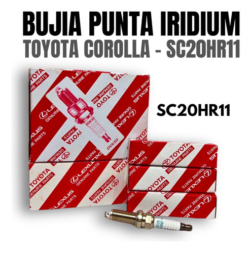 Bujia Punta Iridium Toyota Corolla - Sc20hr11