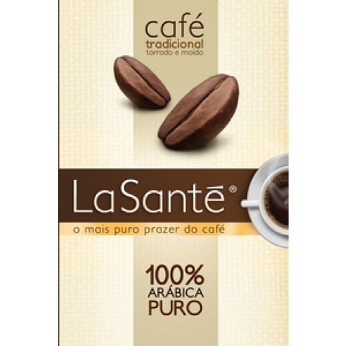 Café Torrado E Moído La Santé  Pack Com 12 Pacotes De  500gr