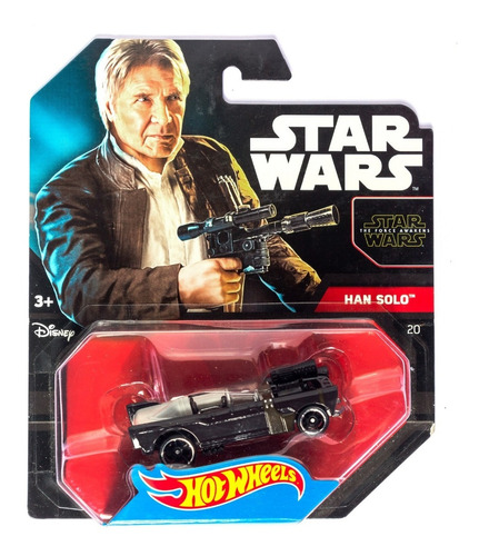 Han Solo Star Wars Hot Wheels Character Cars Red Card Series