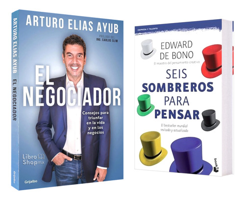 El Negociador + Seis Sombreros Para Pensar Pack 2 Libros