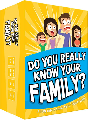 Juego De Mesa ¿conoces Realmente A Tu Familia?