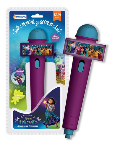 Microfono Musical Luminoso Disney Encanto Amplifica Voz