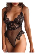 Comprar Body De Lencería Con Bordado De Encaje Para Mujer, Lencería