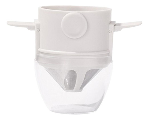 Cafetera Plegable Para Un Solo Servicio Con Blanco Con Taza