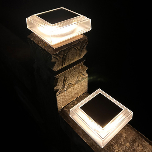 O Solar Pillar Light Luz Decorativa Para Vallas Exteriores G