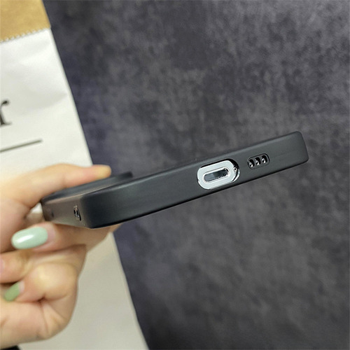 7/8/se 2020 - Los Labios Negros Se Aplican A La Funda Del Teléfono Móvil Apple 15