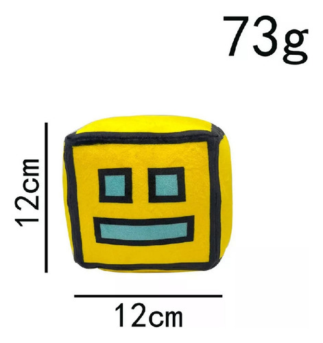 Juguete De Peluche Q, 4 Piezas, Geometry Dash Game 2023