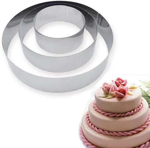Cintura Aro Molde Torta Reposteria Doña Clara 28x8 Cm Hsk