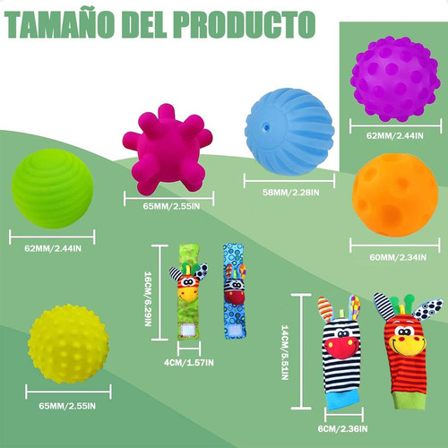 Juguetes Pelotas Estimulacion Sensoriale Didáctica For Bebé