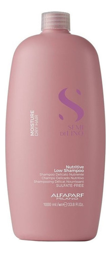 Shampoo Alfaparf Semi Di Lino Nutritive en botella de 1000mL