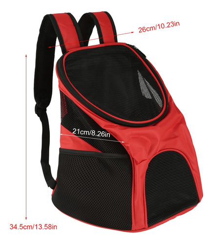 Mochila Portamascotas Con Dos Correas De Hombro P/gato/perro