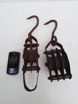 Comprar Par De Antiguas Roldanas Dobles, Aparejos, Chicos, Pasteca