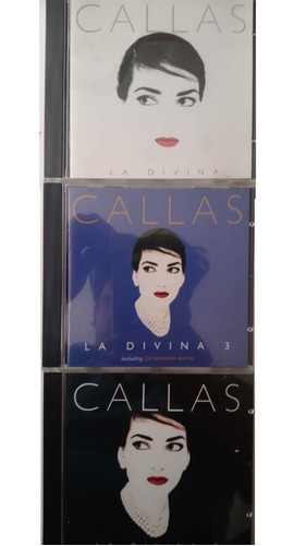 Maria Callas La Divina 1,2,3 En Cd´s