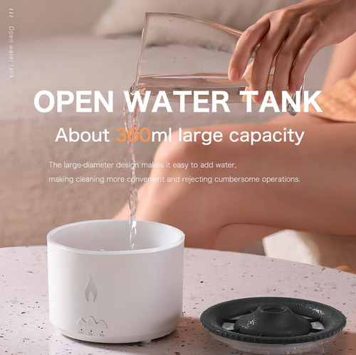 Humidificador Genérica Volcan con voltaje de 127V blanco