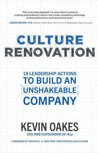 Libro: Culture Renovation: 18 Leadership Actions To Build An