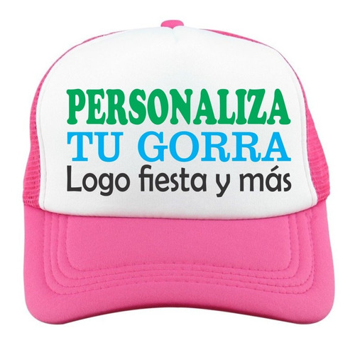 Gorra Personalizada Publicitaria De Malla Por Unidad 