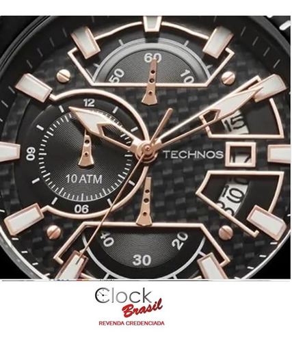 Relógio Technos Masculino Performance Carbon Os10eq/1p