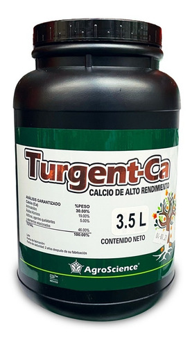 4 Lt Turgen-ca Calcio Alto Rendimiento Fertilizante