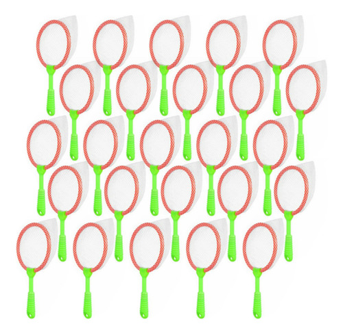 25×red Pesca Infantil Para Playa Con Atrapamariposas, 25 Uni
