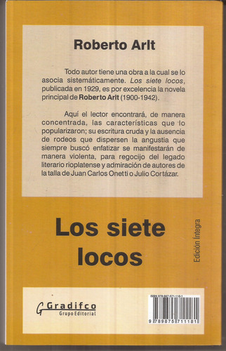 3 Libros Roberto Arlt Los 7 Locos Lanzallamas Juguete Rabio