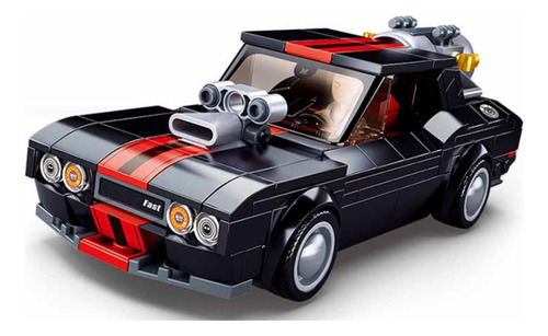 Auto Clásico Dodge Charger 1970, Compatible Lego