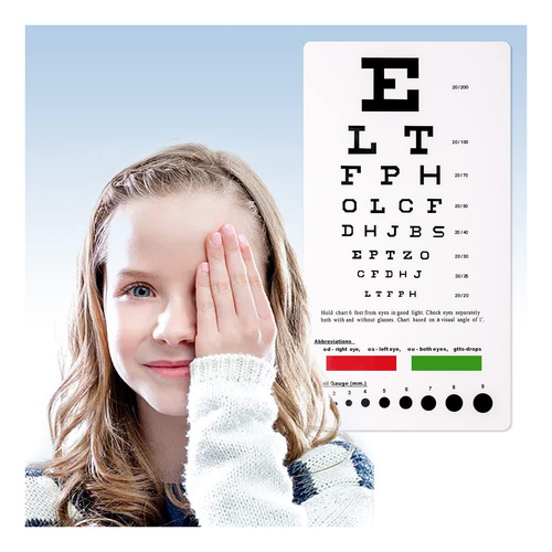Gráfico De Ojo Sntrassist Snellen, Tabla De Pruebas De Ojos
