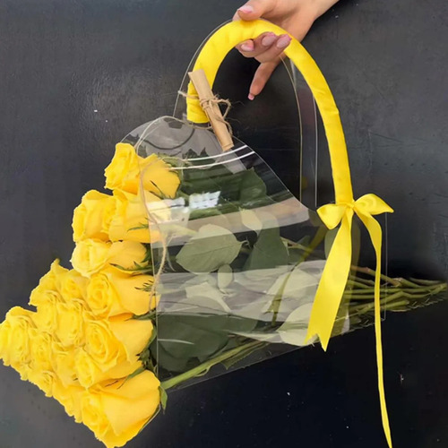 My Ramo Transparente Caja De Flores Bolsa De Embalaje Floral