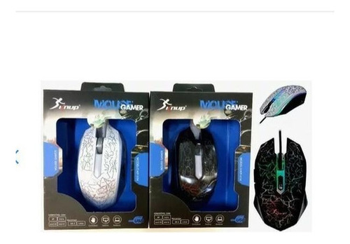 Mouse Gamer 1600dpi Led Usb Jogos Pc Windows Linux Notebook