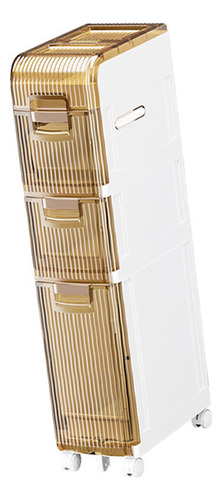 Gabinete De Almacenamiento Delgado Con Cajón Y 21cm 3 Capas