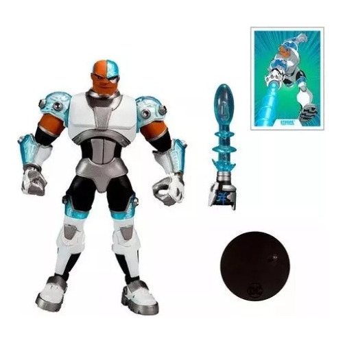 Muñeco Figura Dc Multiverse Animado Cyborg Coleccionable