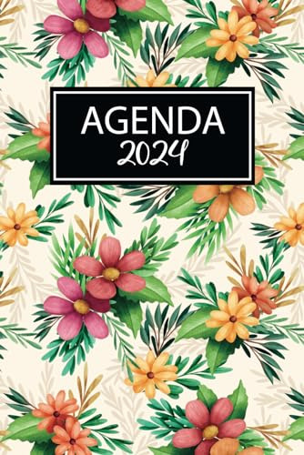 Agenda 2024: 1 Semana De 2 Páginas, 12 Meses - De Enero A Di