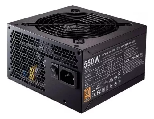 Fonte De Alimentacao 600w Gs600 80 Plus White Gamemax Cor Preto 110V/220V