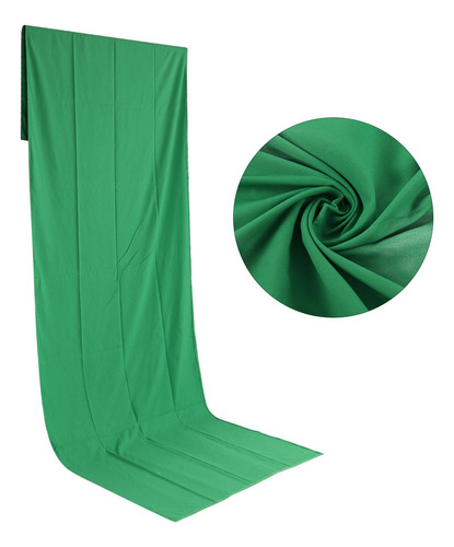 Pano De Fundo De Foto Verde Para Fotografia 1x3m