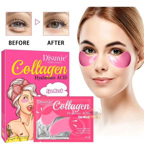 Máscara Hidratante Anti-ojeras De Colágeno 10 Pcs 