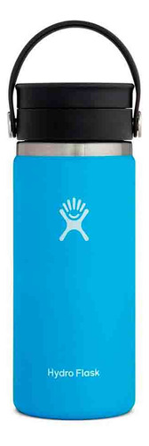 Botella Térmica Hydro Flask Boca Ancha Flex Sip Lid 473 Ml Color Celeste