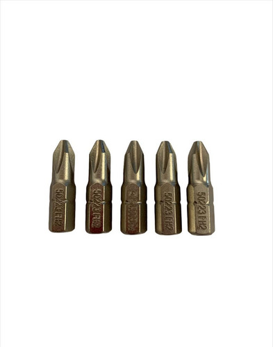 Jogo Bits Para Furadeira Phillips 1/4 X 25mm Nº2 Sata 5 Pçs