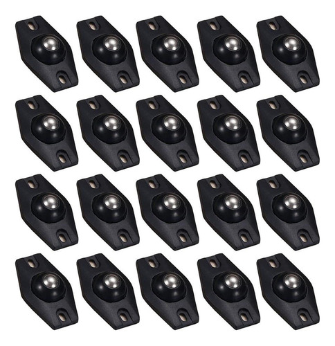 20x Rueda Universal Mini Ruedas Giratorias Polea Adhesiva