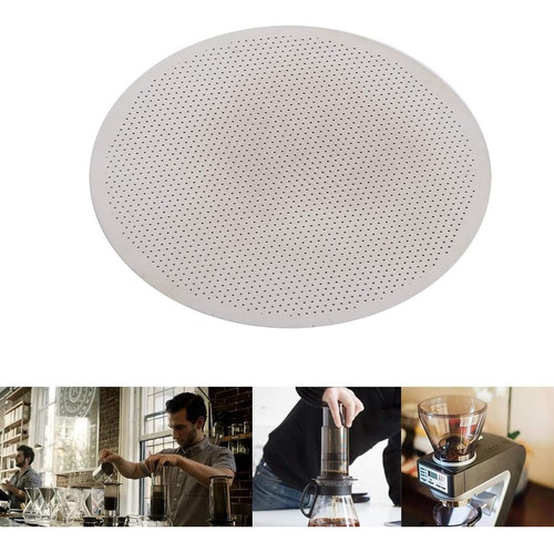 Pack 2 Filtros Reutilizables De Acero Inoxidable Para Café