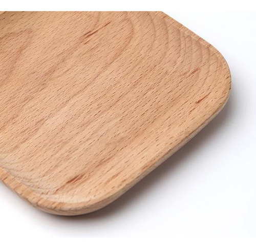 2x Conjunto De Vajilla De Madera Maciza Irrompible Para